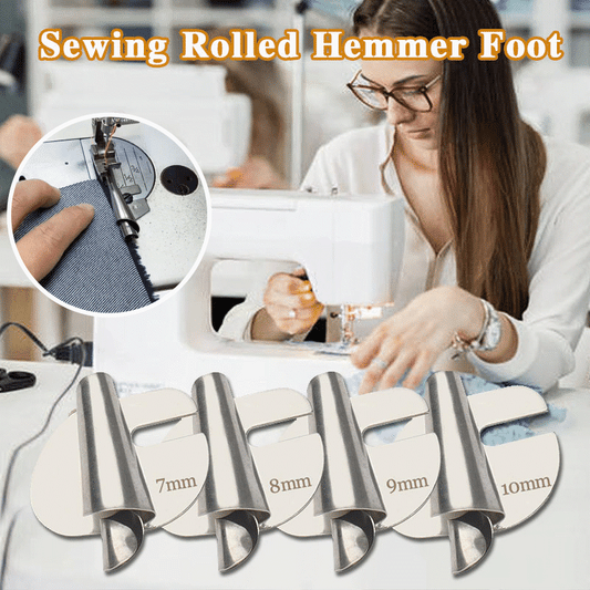 Sewing Rolled Hemmer Foot ~ Turn raw edges into runway-ready finishes.
