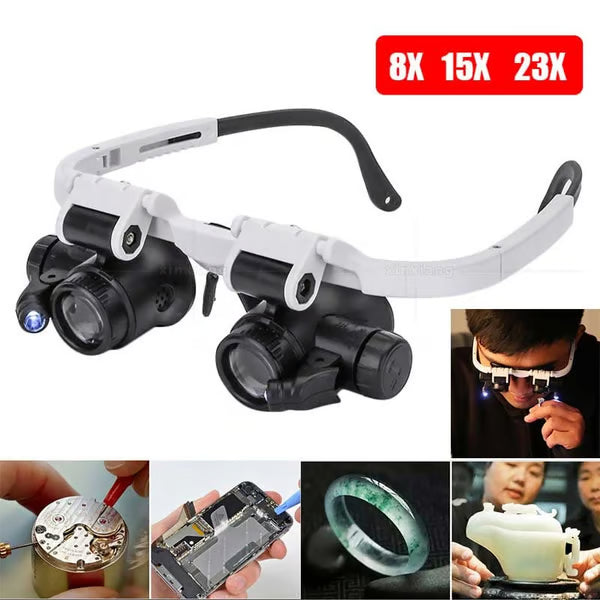 LED Repair Magnifying Glasses ~ See what naked eyes can’t, fix what others won’t.