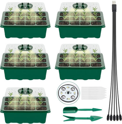 Adjustable Humidity Seed Starter Trays ~ Grow herbs and veggies with ease.