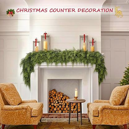Artificial Cypress Leaf Vine Wreath ~ Bend, shape & style for any season or space.