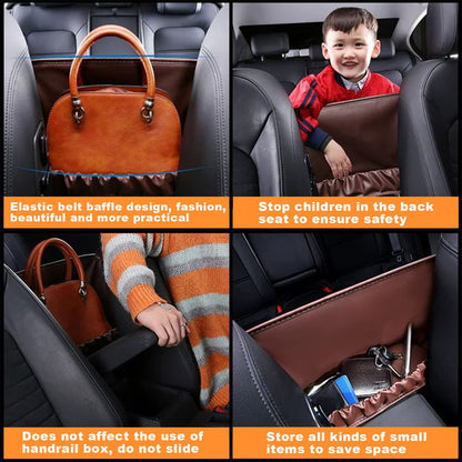 Car Storage Pocket ~ Keep handbags upright and essentials within easy reach.