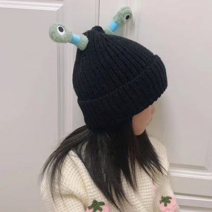 Glowing Little Monster Knit Hat ~ Light up every winter night with warmth and fun.