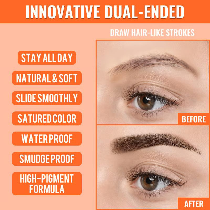 4D Waterproof Microblading Brow Pen ~ Natural-looking brows in seconds.