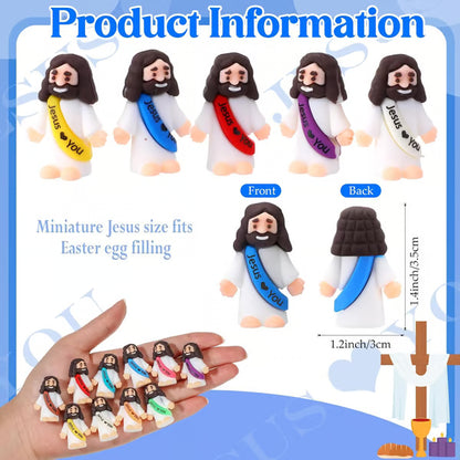 Jesus Loves You Figures ~ 10-Piece Pack for sharing love and encouragement.