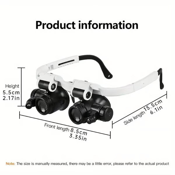 LED Repair Magnifying Glasses ~ See what naked eyes can’t, fix what others won’t.