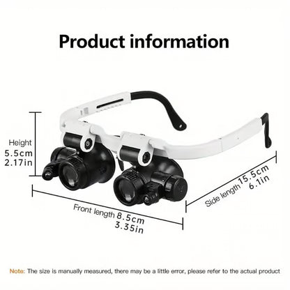 LED Repair Magnifying Glasses ~ See what naked eyes can’t, fix what others won’t.