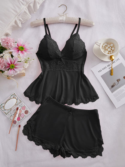 Floral Lingerie Pjs and Panty Set ~ Marriage counseling in fabric form.