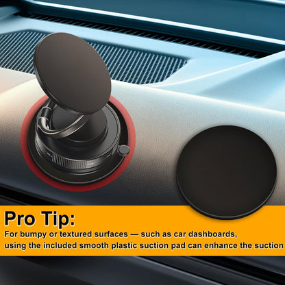 Adjustable Vacuum Magnetic Phone Holder ~ Never miss the call that matters.