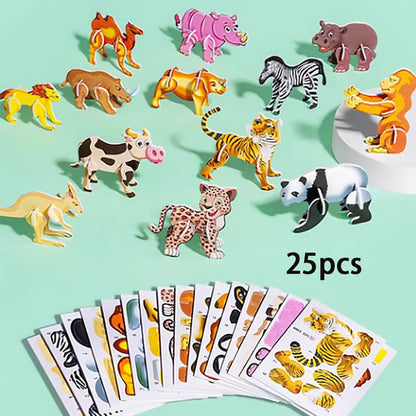 Educational 3D Cartoon Puzzle ~ Keep little hands busy and imaginations big.