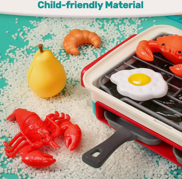 Kids BBQ Grill Toy ~ Backyard cookouts made fun for little chefs.