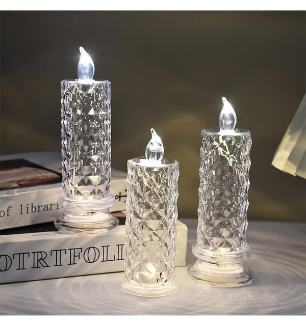 LED Crystal Candle Lights ~ Luxury ambience without the wax or mess.