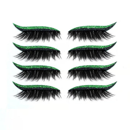 Reusable Eyeliner And Eyelash Stickers ~ Salon glam in 10 seconds, no glue needed