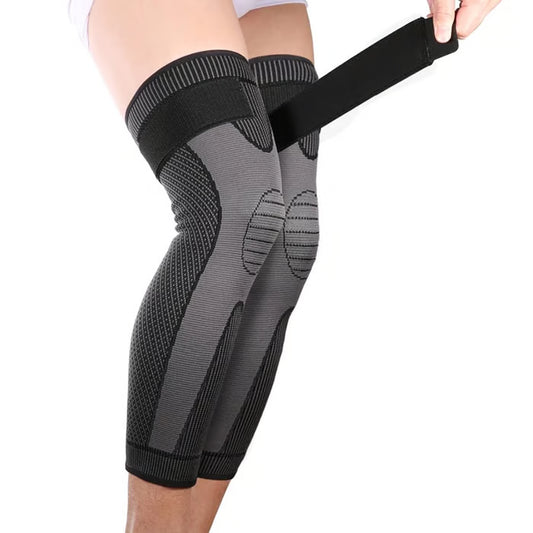Long Compression Knee Sleeve ~ All-day joint support for workouts and recovery.