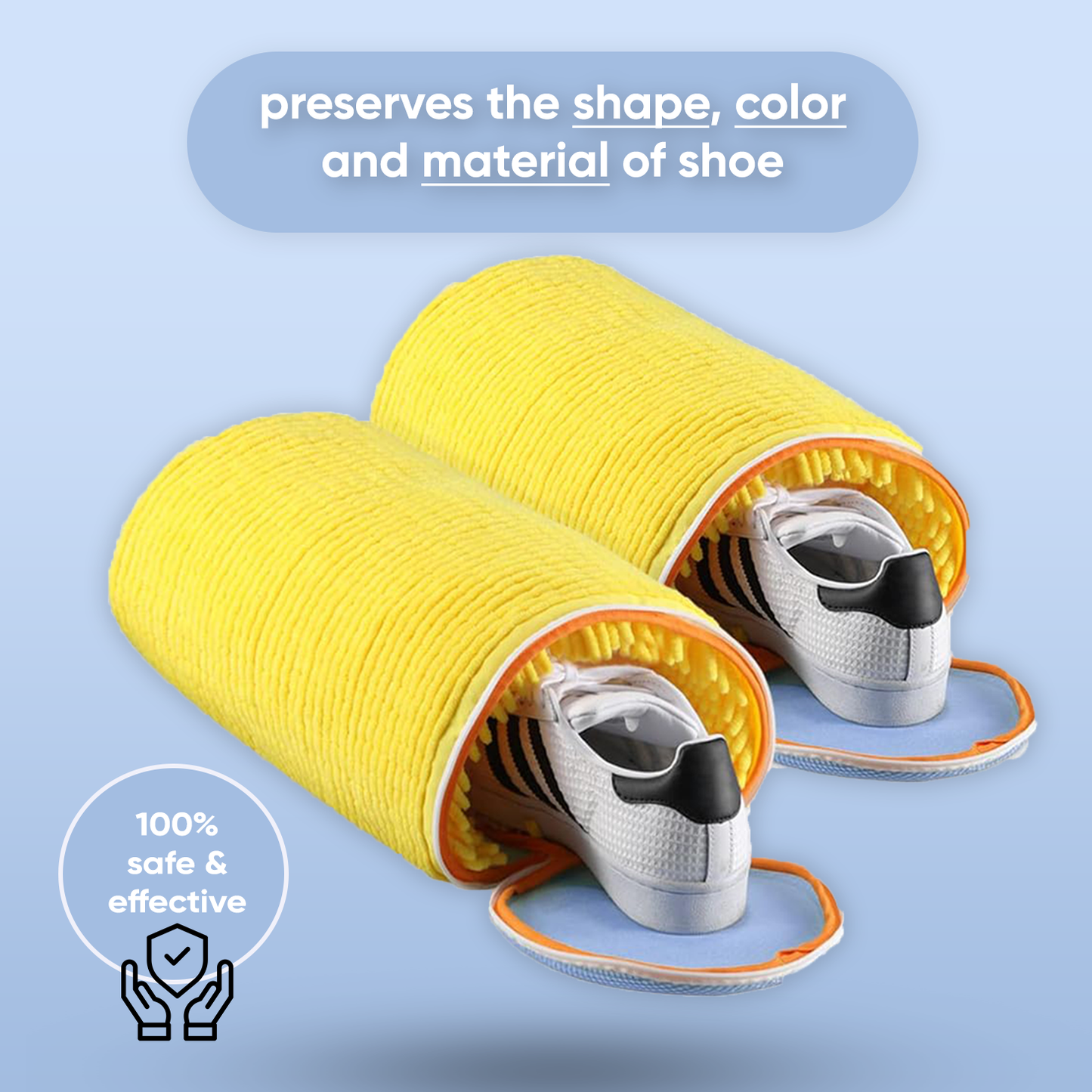 Laundry shoe bag ~ Effortlessly clean shoes without damage in minutes.