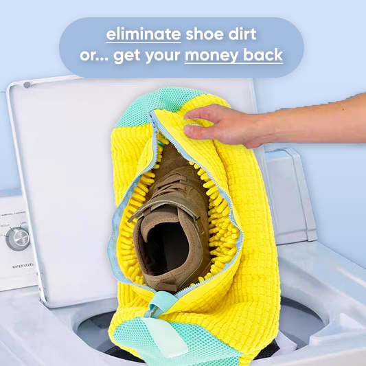 Laundry shoe bag ~ Effortlessly clean shoes without damage in minutes.
