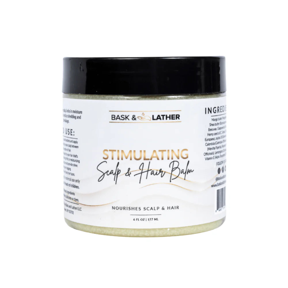 Stimulating Scalp and Hair Balm ~ Soothe, hydrate & support hair growth naturally.