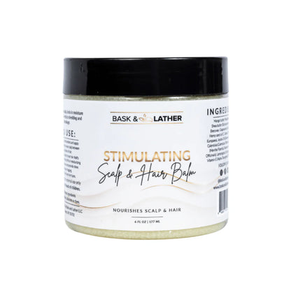 Stimulating Scalp and Hair Balm ~ Soothe, hydrate & support hair growth naturally.